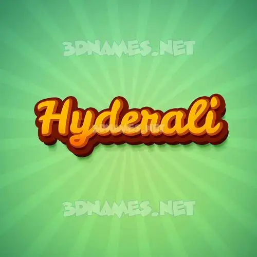 hyderali in Green Rays style - 3D name wallpaper hyderali in Green Rays style - 3D name wallpaper