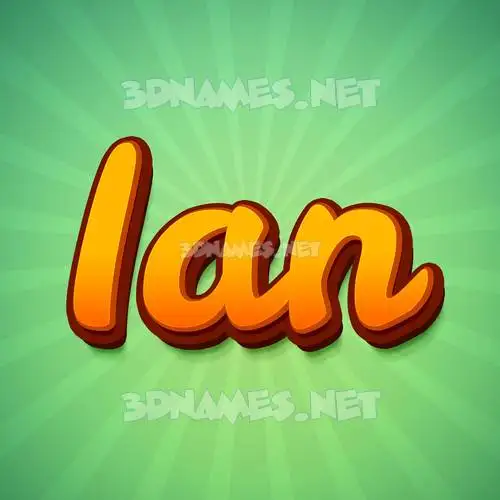 ian in Green Rays style - 3D name wallpaper ian in Green Rays style - 3D name wallpaper