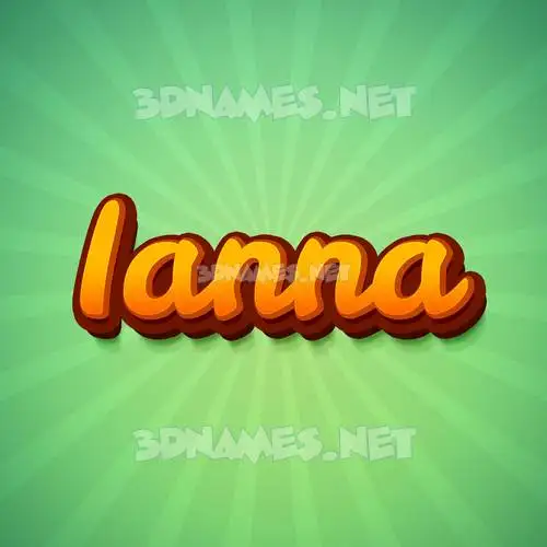 ianna in Green Rays style - 3D name wallpaper ianna in Green Rays style - 3D name wallpaper