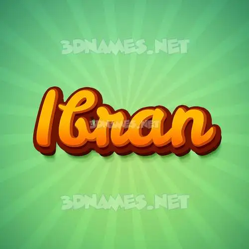 ibran in Green Rays style - 3D name wallpaper ibran in Green Rays style - 3D name wallpaper