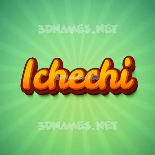 ichechi in Green Rays style - 3D name wallpaper ichechi in Green Rays style - 3D name wallpaper