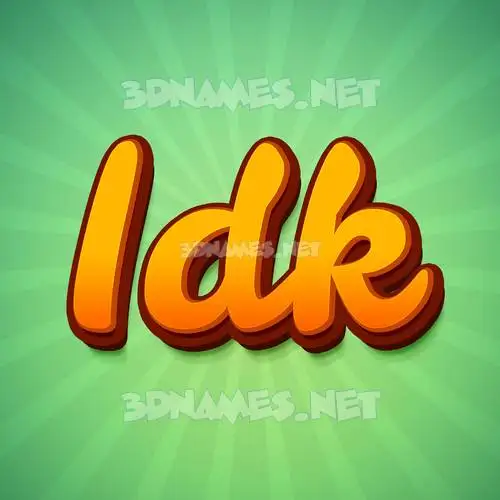 idk in Green Rays style - 3D name wallpaper idk in Green Rays style - 3D name wallpaper