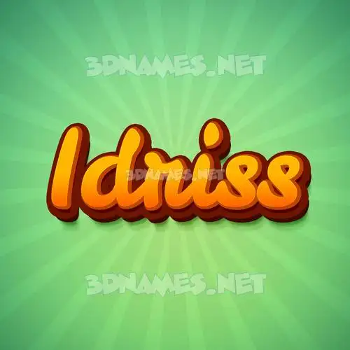 idriss in Green Rays style - 3D name wallpaper idriss in Green Rays style - 3D name wallpaper