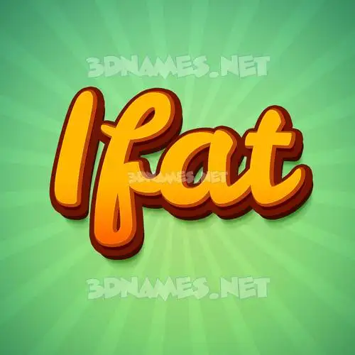 ifat in Green Rays style - 3D name wallpaper ifat in Green Rays style - 3D name wallpaper