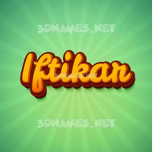 iftikar in Green Rays style - 3D name wallpaper iftikar in Green Rays style - 3D name wallpaper