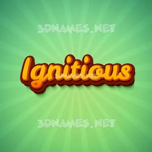 ignitious in Green Rays style - 3D name wallpaper ignitious in Green Rays style - 3D name wallpaper