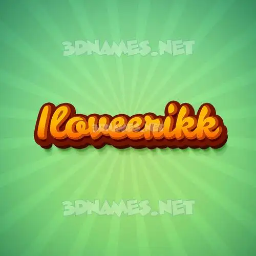 iloveerikk in Green Rays style - 3D name wallpaper iloveerikk in Green Rays style - 3D name wallpaper