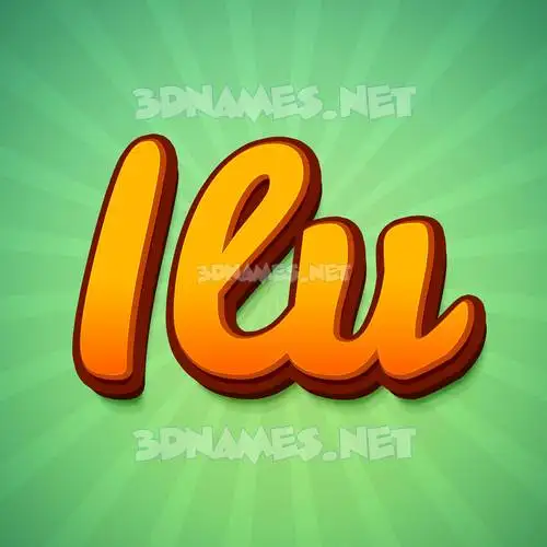 ilu in Green Rays style - 3D name wallpaper ilu in Green Rays style - 3D name wallpaper