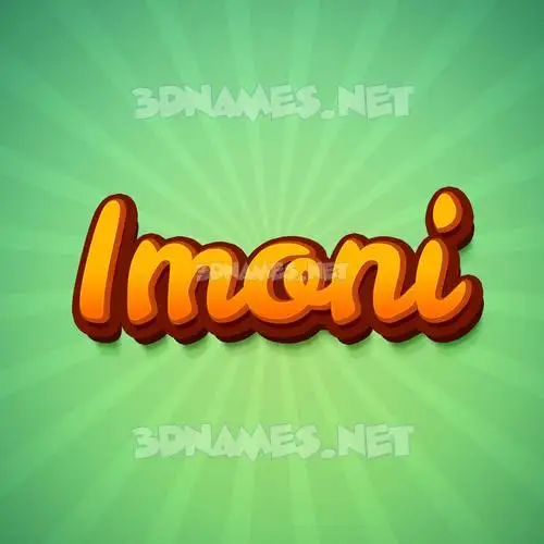 imoni in Green Rays style - 3D name wallpaper imoni in Green Rays style - 3D name wallpaper