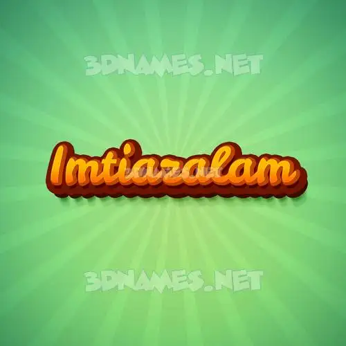 imtiazalam in Green Rays style - 3D name wallpaper imtiazalam in Green Rays style - 3D name wallpaper