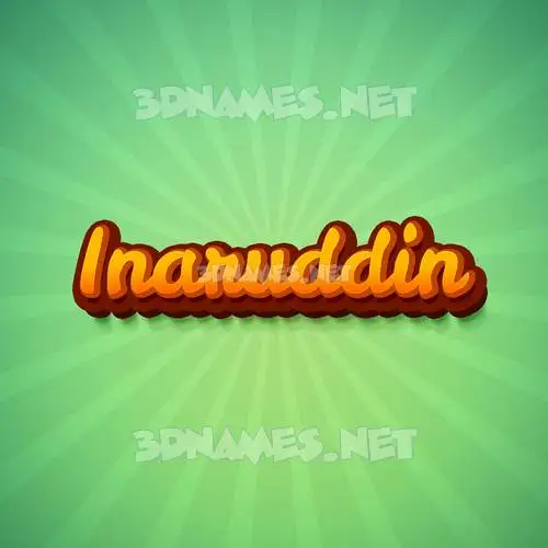 inaruddin in Green Rays style - 3D name wallpaper inaruddin in Green Rays style - 3D name wallpaper