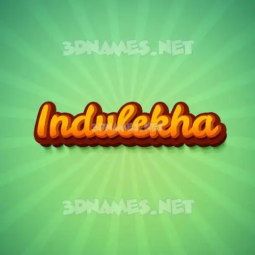 indulekha in Green Rays style - 3D name wallpaper indulekha in Green Rays style - 3D name wallpaper