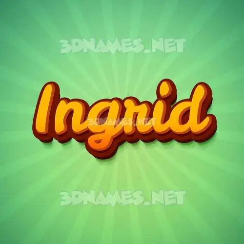 ingrid in Green Rays style - 3D name wallpaper ingrid in Green Rays style - 3D name wallpaper