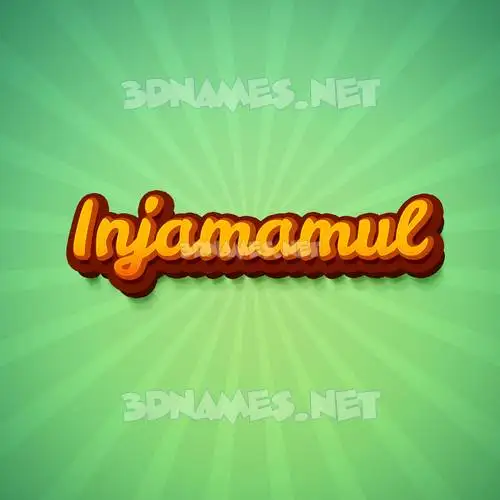 injamamul in Green Rays style - 3D name wallpaper injamamul in Green Rays style - 3D name wallpaper