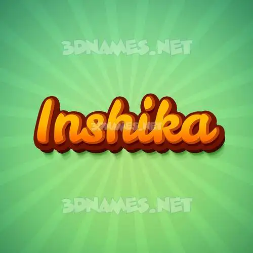 inshika in Green Rays style - 3D name wallpaper inshika in Green Rays style - 3D name wallpaper