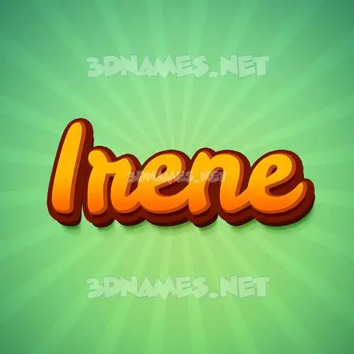 irene in Green Rays style - 3D name wallpaper irene in Green Rays style - 3D name wallpaper