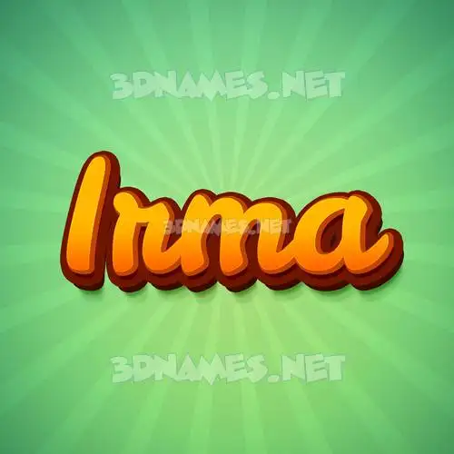 irma in Green Rays style - 3D name wallpaper irma in Green Rays style - 3D name wallpaper