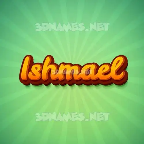 ishmael in Green Rays style - 3D name wallpaper ishmael in Green Rays style - 3D name wallpaper
