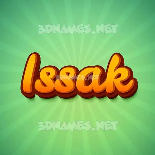 issak in Green Rays style - 3D name wallpaper issak in Green Rays style - 3D name wallpaper