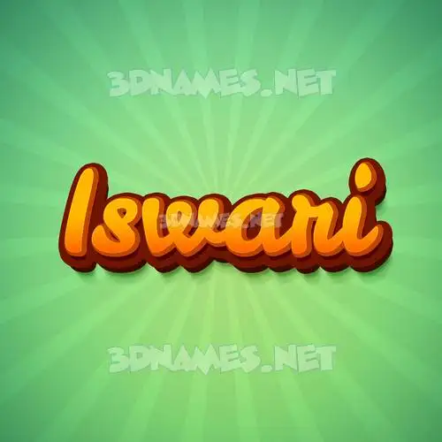 iswari in Green Rays style - 3D name wallpaper iswari in Green Rays style - 3D name wallpaper