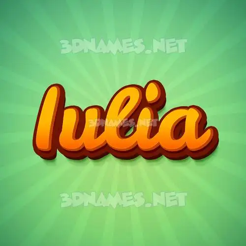 iulia in Green Rays style - 3D name wallpaper iulia in Green Rays style - 3D name wallpaper