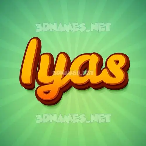 iyas in Green Rays style - 3D name wallpaper iyas in Green Rays style - 3D name wallpaper