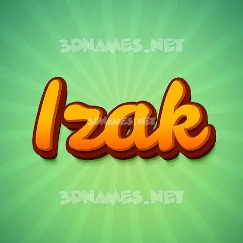 izak in Green Rays style - 3D name wallpaper izak in Green Rays style - 3D name wallpaper