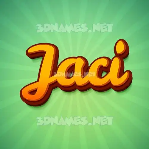 jaci in Green Rays style - 3D name wallpaper jaci in Green Rays style - 3D name wallpaper