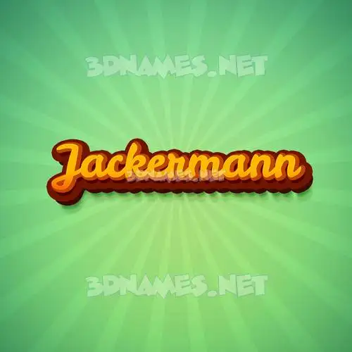 jackermann in Green Rays style - 3D name wallpaper jackermann in Green Rays style - 3D name wallpaper