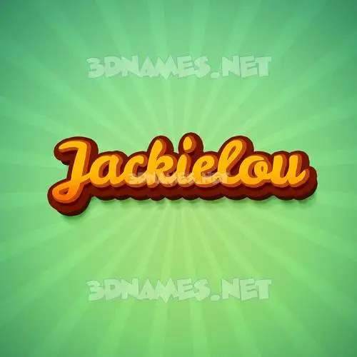 jackielou in Green Rays style - 3D name wallpaper jackielou in Green Rays style - 3D name wallpaper