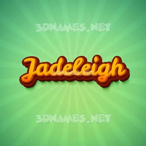 jadeleigh in Green Rays style - 3D name wallpaper jadeleigh in Green Rays style - 3D name wallpaper