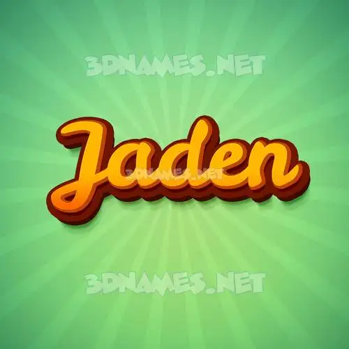 jaden in Green Rays style - 3D name wallpaper jaden in Green Rays style - 3D name wallpaper