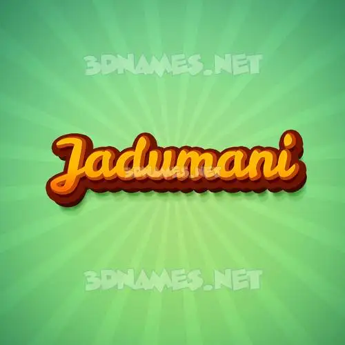 jadumani in Green Rays style - 3D name wallpaper jadumani in Green Rays style - 3D name wallpaper