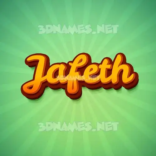 jafeth in Green Rays style - 3D name wallpaper jafeth in Green Rays style - 3D name wallpaper