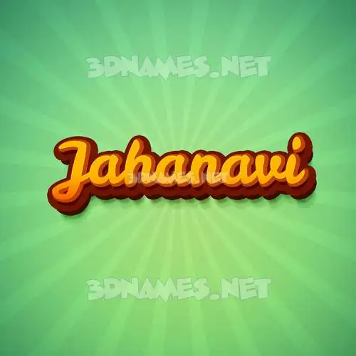 jahanavi in Green Rays style - 3D name wallpaper jahanavi in Green Rays style - 3D name wallpaper