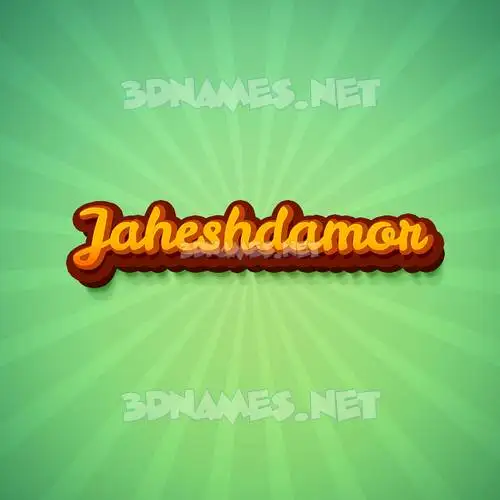 jaheshdamor in Green Rays style - 3D name wallpaper jaheshdamor in Green Rays style - 3D name wallpaper