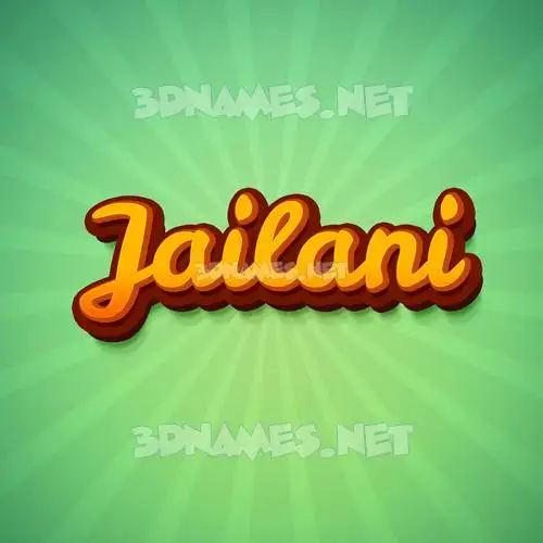 jailani in Green Rays style - 3D name wallpaper jailani in Green Rays style - 3D name wallpaper