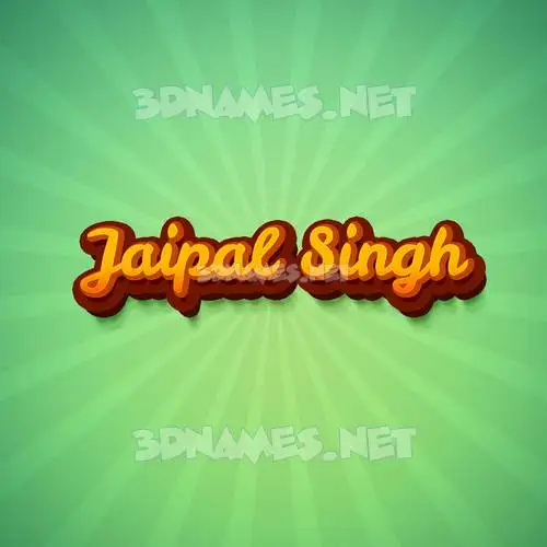 jaipal singh in Green Rays style - 3D name wallpaper