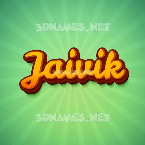 jaivik in Green Rays style - 3D name wallpaper jaivik in Green Rays style - 3D name wallpaper