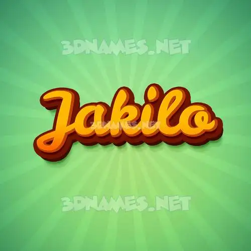 jakilo in Green Rays style - 3D name wallpaper jakilo in Green Rays style - 3D name wallpaper