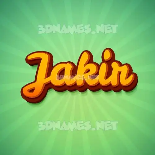 jakir in Green Rays style - 3D name wallpaper jakir in Green Rays style - 3D name wallpaper