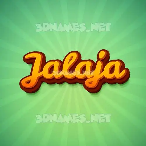 jalaja in Green Rays style - 3D name wallpaper jalaja in Green Rays style - 3D name wallpaper