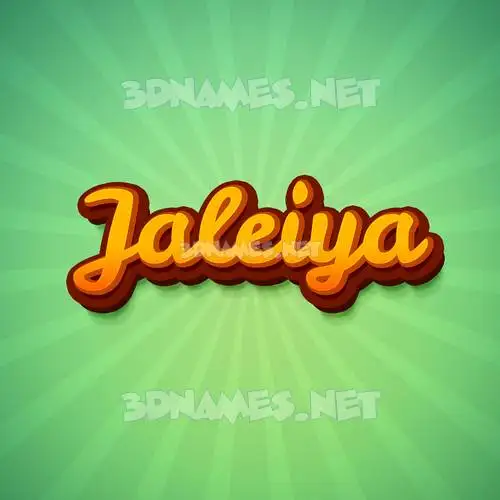 jaleiya in Green Rays style - 3D name wallpaper jaleiya in Green Rays style - 3D name wallpaper
