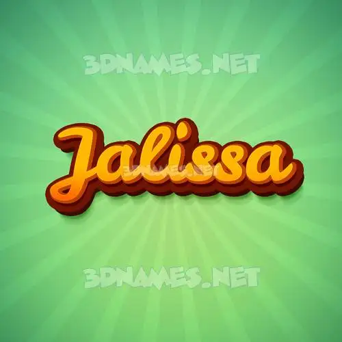jalissa in Green Rays style - 3D name wallpaper jalissa in Green Rays style - 3D name wallpaper