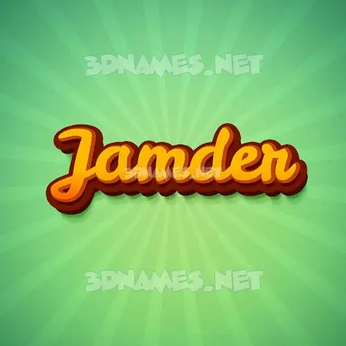 jamder in Green Rays style - 3D name wallpaper jamder in Green Rays style - 3D name wallpaper