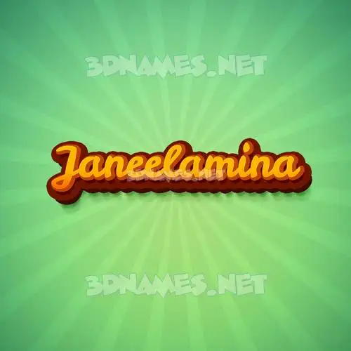janeelamina in Green Rays style - 3D name wallpaper janeelamina in Green Rays style - 3D name wallpaper