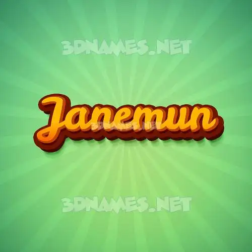 janemun in Green Rays style - 3D name wallpaper janemun in Green Rays style - 3D name wallpaper