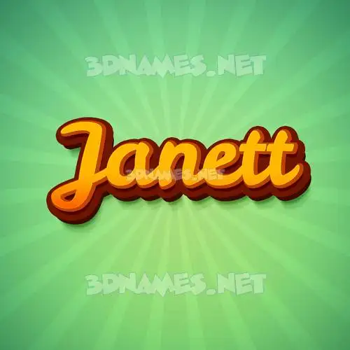 janett in Green Rays style - 3D name wallpaper janett in Green Rays style - 3D name wallpaper
