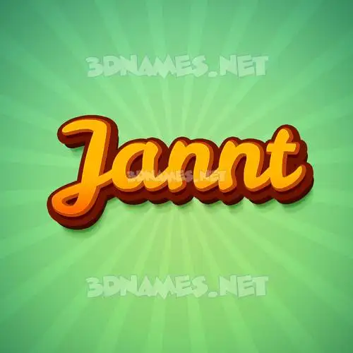 jannt in Green Rays style - 3D name wallpaper jannt in Green Rays style - 3D name wallpaper
