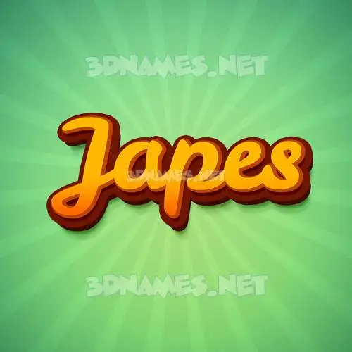 japes in Green Rays style - 3D name wallpaper japes in Green Rays style - 3D name wallpaper